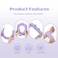 SPA Headbands for Women &amp; Wristband Set for Face Wash, Makeup Headband, Hair Band for Washing Face, Bubble Headband, Skincare Headbands and Wristbands for Women 4 Pcs