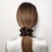 Sufermoe 6 Pcs Satin Silk Hair Scrunchies, 4.5 Inch, Dark Brown, Hair Accessories for Women and Girls