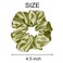 Sufermoe 6 Pcs Satin Silk Hair Scrunchies, Olive Green (4.5 Inch, Hair Ties, Hair Bands, Ponytail Holders, Hair Accessories for Women and Girls)