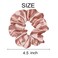 Sufermoe Satin Silk Hair Scrunchies, 6 Pcs/bag, Rose Gold, 4.5 Inch, Hair Ties for Women and Girls, Fashion Hair Accessories for Daily Life and Occasions