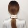 Sufermoe 12 Pcs Satin Silk Hair Scrunchies, Beige (4.5 Inch) Soft Hair Ties, Hair Bands, Hair Ropes, Ponytail Holders, Hair Accessories for Women and Girls