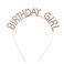 Happy Birthday Girl Headband Gold Headpiece Birthday Crown for Women Girls Birthday Tiara Headbands for Daughter BFF Birthday Hair Band Accessories for Women Girls Head Band