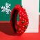 TailaiMei 2Pcs Christmas Rhinestone Knotted Headband for Women, Red &amp; Green Jeweled Crystal Embellished Ladies Twist Wide Hair Band Accessories Holiday Makeup Hair Hoop Gifts (Pearl)