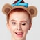 Ipetboom 4pcs Bear Ear Headband Cute Ears Hairband Bear Ears Headband for Girl Spa Headbands for Washing Face Bear Headband Cosplay Ears Headband Bear Ears Headband for Cosplay Brown Fabric