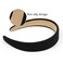 TERSE Black Headbands for Women Non Slip 1 Inch Wide Fashion Headband Dressy Elastic Hard Black Head Band for Women's Hair Solid Plain Hairband DIY Holiday Costume Hair Accessories for Girls