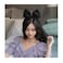 RFTWXHPN Large Black Bow Headbands for Women Girls Bowknot Head Band Big Bows Headband Christmas Halloween Party Cosplay Headdress for Women Black Bowknot Hair Bands Accessories