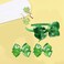 5PCS Lucky Shamrock Hair Accessories,Hair Bows Clips,St Patrick's Day Headband,Green Clover Headband,Bow Shamrock Headband,St. Patrick&rsquo;s Day Hair Clips,Glitter Leaf Hairpins for Women