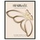The Hair Edit Gilded Wing Clip - Extra Large Soft Gold Metal Butterfly Claw Clip