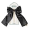 Wicked Satin Bow Barrette - hair accessories - hair bows - hair accessories for girls - gifts for her - Scunci by Conair - Black