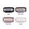 YANTAISIYU 24 pcs/lot 32mm 9-teeth Metal Wig Clips with Rubber Stopper, Invisible Hairpiece Wig Accessories Clips (Black)