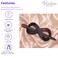 Parcelona French Infinity Brown Tortoise Shell Hair Slider Pin Thru Barrette Clip with Stick for Fine Hair Women and Girls