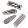 4PCS Large XL Diamante Rhinestone Crystal Snap Hair Clip Decorative Accessory for Women