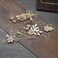 NUOBESTY Wedding Hair Comb 4 Pcs Rhinestones Crystal Floral Bridal Hair Clips Hair Pin Hair Jewelry for Wedding Dress Accessories (Pink)