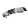 French Amie Oblong Handmade 3.5" Celluloid Automatic Hair Clip Barrette French Hair Clip for Girls Strong Hold Hair Clips for Women No Slip Durable Paris Hair Accessories, Made in France (Ivory Black)