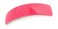 French Amie Curved Pink Large 3 &frac34;&rdquo; Handmade Celluloid Automatic Volume Hair Clip Barrette (Pink)