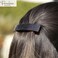 Parcelona French Croco Tortoise Shell Brown Strong Grip Celluloid Automatic Hair Clip Hair Barrette (Tortoise Shell)