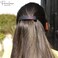 Parcelona French Croco Tortoise Shell Brown Strong Grip Celluloid Automatic Hair Clip Hair Barrette (Tortoise Shell)