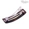 Parcelona French Croco Tortoise Shell Brown Strong Grip Celluloid Automatic Hair Clip Hair Barrette (Tortoise Shell)
