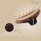 Parcelona French Slim Double Shaded Crystal Clear Tortoise Brown Shell Celluloid Small 2 3/4" Hairgrips Claw Clip Clamp Clutcher for Fine Hair for Women and Girls