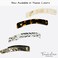 French Amie Elongated Curve Cream Ivory Handmade 4 inch Celluloid Acetate Banana Hair Clip for Ponytail Women Hair Accessories, Made in France