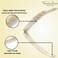 French Amie Elongated Curve Cream Ivory Handmade 4 inch Celluloid Acetate Banana Hair Clip for Ponytail Women Hair Accessories, Made in France