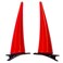 Anime Power Horns Hair Clips Devil Horn PVC Cosplay Props Red PVC Headwear Barrettes Unisex Hair Accessory Halloween