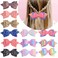 12pcs Glitter Hair Bows Alligator Clips Sequins Hair Clips Hair Barrettes Hair Accessories for Kids Girls Teens Toddlers