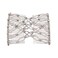 Ruihfas Bling Crystal Rhinestone Hair Clip Comb for Thin, Sleek, Straight Hair - Put Your Hair Up in Seconds w/No Damage, Creases, or Pain - Comfy UpDo, Ponytail, French Twist, Bun (Silver)