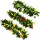9 Pcs Hawaiian Leis Plumeria Hair Clips Hawaii Luau Tropical Flower Leaf Wreath Hairclip Women Floral Barrettes Hair Pins Headpiece Garland Necklace Wedding Summer Beach Vacation Party Decorations