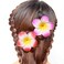 Flower Hair Clips Hawaiian Hawaii Hair Clip Set Plumeria Hibiscus Barrettes Women Girls Baby Foam Wedding Vacation Beach Party Decorations Cosplay Costume Handmade Hair Accessories Plumeria 16 Pack