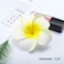 6 Pcs Hawaiian Leis Plumeria Hair Clips Luau Tropical Leaf Necklace Flower Barrettes Headpiece Women Garland Hair Pins Hairpins Hairclips Summer Beach Wedding Birthday Party Decorations Supplies
