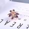 Ruihfas 4Pcs Fashion Crystal Leaf Style Mini Bangs Clips Small Rhinestone Hair Claws Hairpins for Women Girls 1.10&times;0.59 inch
