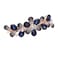 Ruihfas Women Girls Crystal Rhinestone Flower Pattern Hair Spring Clip Hairpin Sweet Hair Accessories (Dark Blue)