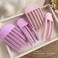 4 Pcs Volumizing Hair Clips for Women - 2025 No-Trace Hair Root Lifting Clips for Effortlessly Puffy Hairstyles, 3/6 Teeth High Skull Styling Hair Clips (Light pink and pink)