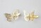 Yueton Pack of 2 Golden Butterfly Hair Clip Hair Accessories, Bride Headwear Hair Clips