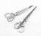 yueton 4pcs Gold and Silver Scissors Shape Barrettes Bobby Pin Hair Clips Bride Headwear Edge Clip Clamps
