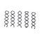 Honbay 20PCS Black Round Heads Spiral Bobby Pins Hair Styling Accessories for Girls and Women