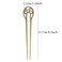 Honbay 2PCS Fashion Long Hair Decoration Antique Bronze U-Shape Hairpins Hair Sticks Hair Forks