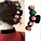 Christmas Hair Claw Clips for Christmas Hair Accessories, 1Pcs Hair Grab Clip Back Head Hair Bun Shark Clip Cute Santa Claus Designs Christmas Decoration Hair Grab Girl Headwear Hair Clip(Xmas)