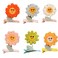 Flower Kids Hair Clip Moving Sunflower Hair Pins Summer Hair Accessories Set For Thick Hair For Women And Girl Headwear Accessories 6 PCS