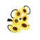Women Girls Sunflower Hair Clips (ZHE2)