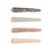 Ruihfas Fashion 4Pcs Eye-catching Women Girls Pearl Rhinestone Beak Clip Duckbill Clip Alligator Clip Hair Clip Hairpin 2.36&times;0.4 inch