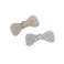 Ruihfas 2Pcs Full Crystal Rhinestone Mini Hair Bow Barrettes Clip Designer Fashion Hair Accessories for Women Girls Cool Birthday Christmas Gift 1.96&times;0.70inch