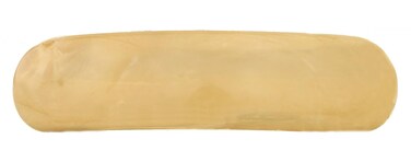 Caravan 2 Tone Cream Plus in a Oval Shape on a Automatic Barrette