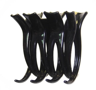 Caravan Triple Xxx Large Hair Claw Will Hold Any Amount Of Hair And Not Give Way In Black