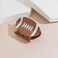 LILIE&amp;WHITE 1PC American Football Hair Clips For Women Rugby Hair Claws Sports Hair Accessories Cute Non-Slip Sports Hair Barrettes