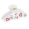 LILIE&amp;WHITE 1PC Red Heart And Cherry Hair Clips For Women Medium Size Hair Claws Clips Hair Accessories