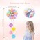 OAOLEER 6PCS Hair Bows for Girls, Flower Hair Accessories for Girls Grosgrain Ribbon Bows With Alligator Clips Girl Hair Accessories for Kids Teen Back to School (Flower Bows-A)