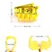 Caution Wet Floor Sign Hair Claw, Cleaning in Progress Hair Clips, Personalized Acetate Hair Claw for Women Yellow