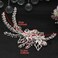 Wedding Head Pieces Crystal Bridal Hair Clips Women's Handmade Bridal Rhinestone Wedding Party Hair Accessories